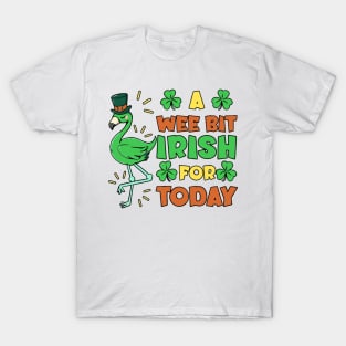 A Wee Bit Irish For Today T-Shirt